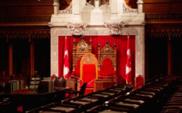 Canada throne in parliament